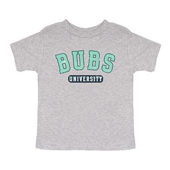 Bubs University Toddler Short Sleeve Graphic Tee