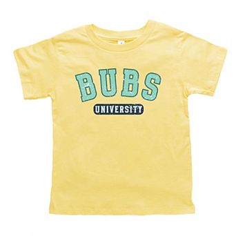 Bubs University Toddler Short Sleeve Graphic Tee