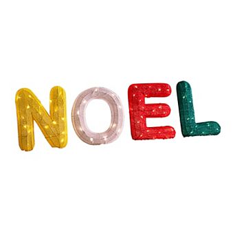 Brylanehome Pre-lit Tinsel Noel Sign