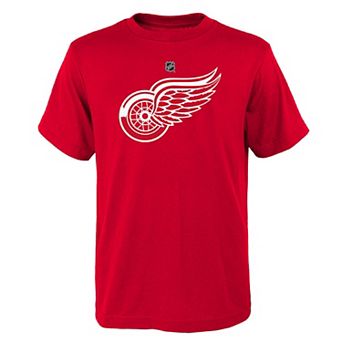 Youth Red Detroit Red Wings Primary Logo T-Shirt
