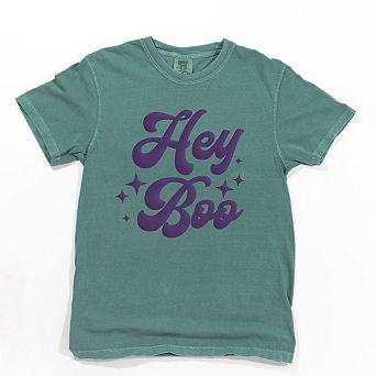 Hey Boo Stars Garment Dyed Tees