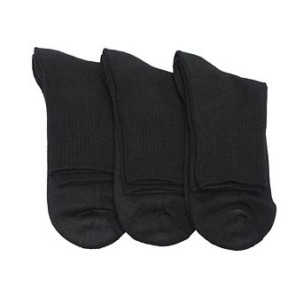 Diabetic Arthritic Cotton Ankle Cushioned 3 Pair Pack Men Socks
