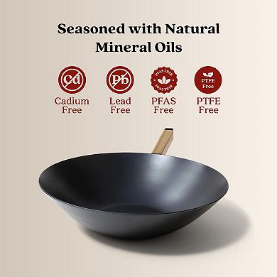 Alva Forest 12" Carbon Steel Wok
