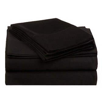 SUPERIOR Egyptian Cotton 530 Thread Count Solid Deep Pocket Sheet Set with Pillowcases