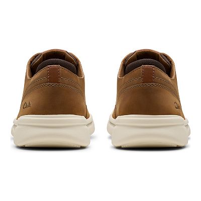 Clarks - Mens Bradley Plain Shoes, size 11 US mens, color brown. Clarks Bradley Plain Mens Round Oxford Shoes, Color: Light  main image 4