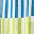Green Blue Stripe