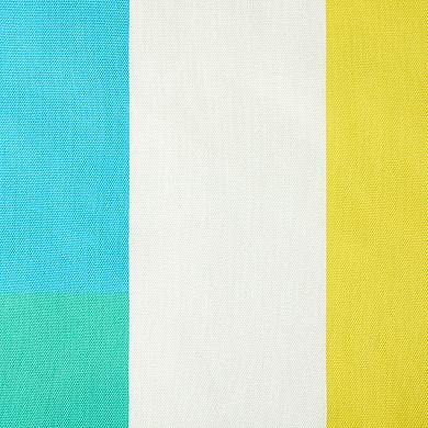 Town & Country Lucy Mid-Century Squares Cotton-Rich Breathable Fabric Shower Curtain