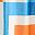 Orange Blue Block