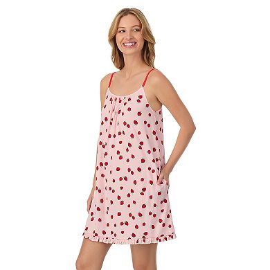 Women's Beauty Sleep Social Shirred Chemise