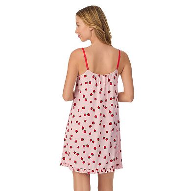 Women's Beauty Sleep Social Shirred Chemise