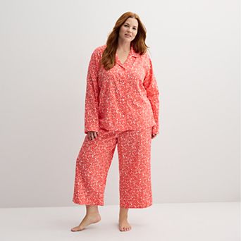 Plus Size Sonoma Goods For Life® Woven Pajama Top