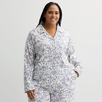 Plus Size Sonoma Goods For Life® Woven Pajama Top