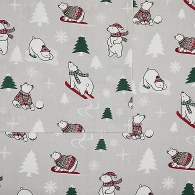 Truly Soft Print Flannel Sheet Set