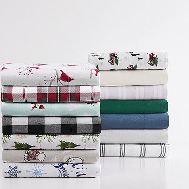 Truly Soft Print Flannel Sheet Set