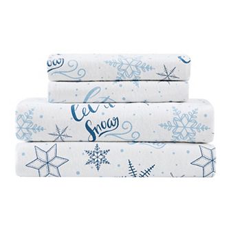 Truly Soft Print Flannel Sheet Set