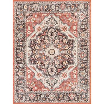Well Woven Kings Court Zazzu Multi Traditional Medallion Area Rug