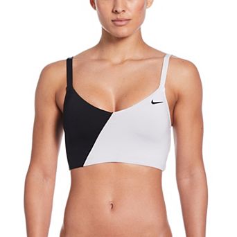 Women's Nike Color Block V-Neck Midkini Swim Top