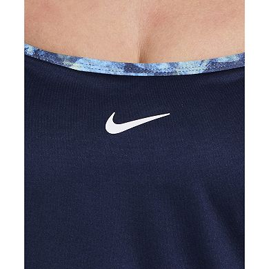 Women's Nike Swim Floral Layered Tankini Top