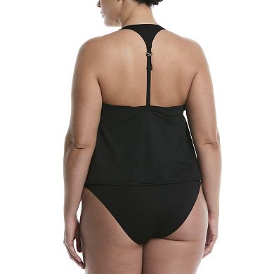 Plus Size Nike Essential Squareneck Tankini Top