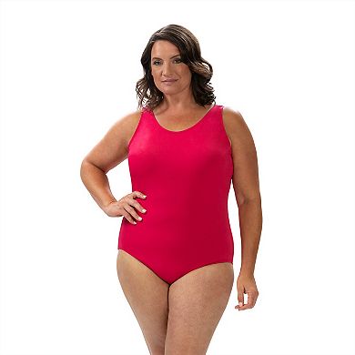 Women's Dolfin Aquashape Solid Scoop Back One-Piece Swimsuit