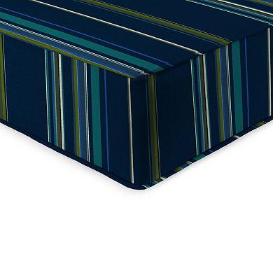 Jordan Manufacturing Sunbrella Solid Rectangular Boxed Edge Outdoor Deep Seat Chair Cushion Set