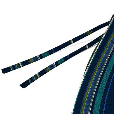 Jordan Manufacturing Sunbrella Canvas Regatta Rectangular Knife Edge Outdoor Settee Swing Bench Cushion