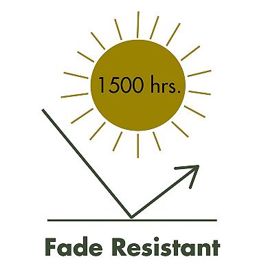 Jordan Manufacturing Sunbrella Canvas Regatta Rectangular Knife Edge Outdoor Settee Swing Bench Cushion