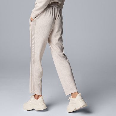Women's Simply Vera Vera Wang Mixed Media Tapered Pants
