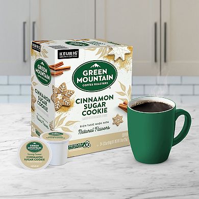Keurig Green Mountain Coffee Roasters Cinnamon Sugar Cookie Keurig Single-Serve K-Cup Pods, Light Roast Coffee, 24 Count