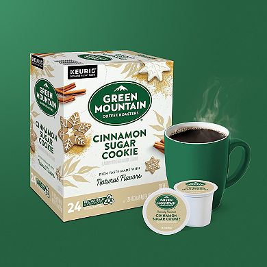 Keurig Green Mountain Coffee Roasters Cinnamon Sugar Cookie Keurig Single-Serve K-Cup Pods, Light Roast Coffee, 24 Count