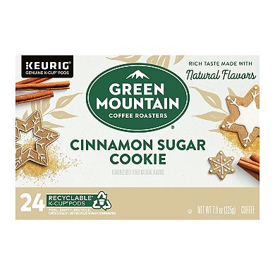 Keurig Green Mountain Coffee Roasters Cinnamon Sugar Cookie Keurig Single-Serve K-Cup Pods, Light Roast Coffee, 24 Count