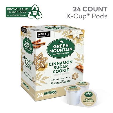 Keurig Green Mountain Coffee Roasters Cinnamon Sugar Cookie Keurig Single-Serve K-Cup Pods, Light Roast Coffee, 24 Count