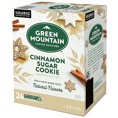 Keurig Green Mountain Coffee Roasters Cinnamon Sugar Cookie Keurig Single-Serve K-Cup Pods, Light Roast Coffee, 24 Count