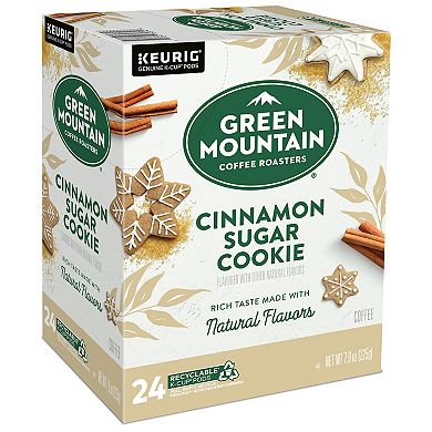 Keurig Green Mountain Coffee Roasters Cinnamon Sugar Cookie Keurig Single-Serve K-Cup Pods, Light Roast Coffee, 24 Count