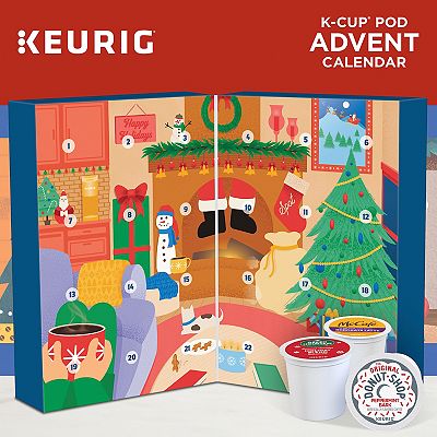 Keurig 24 Cups of Cheer 2024 Advent Calendar Variety Pack, Single