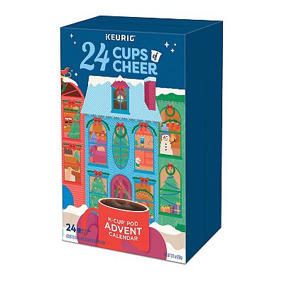 Keurig 24 Cups of Cheer 2024 Advent Calendar Variety Pack, Single