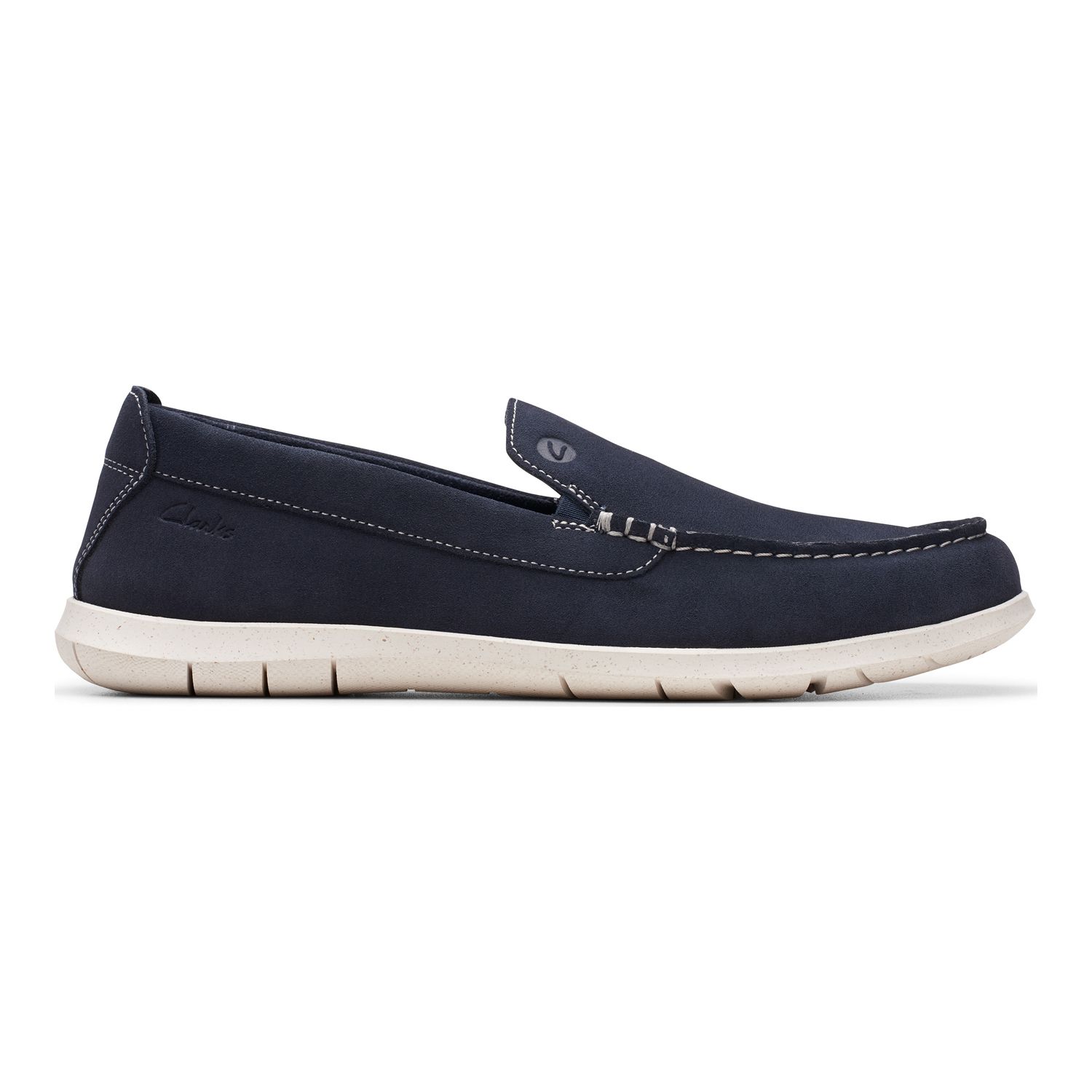 Clarks Mens Donaway Free Loafer Navy Size 11.5 M Mens Sailview Step Navy Nubuck Slip-On Boat Shoes | Clarks main image 4