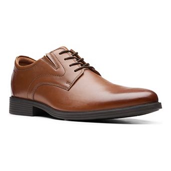 Clarks® Whiddon Plain Men's Leather Oxford Shoes