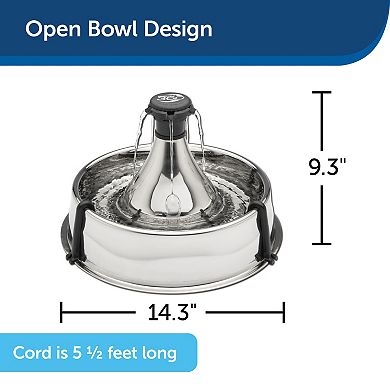 PetSafe® Drinkwell® Stainless Multi-Pet Pet Fountain
