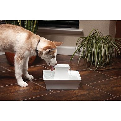 PetSafe® Drinkwell® White Pagoda Pet Fountain