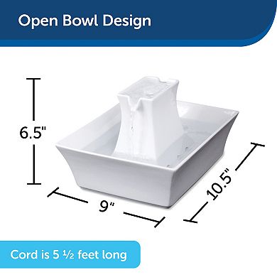 PetSafe® Drinkwell® White Pagoda Pet Fountain