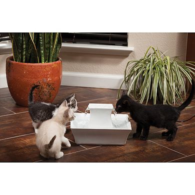 PetSafe® Drinkwell® White Pagoda Pet Fountain