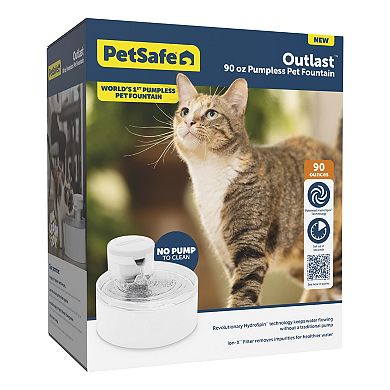 PetSafe® Outlast™ 90-oz. Pumpless Pet Fountain