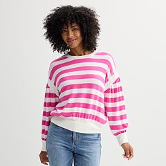 Pink Cozy Sweaters Tops Clothing Kohl s