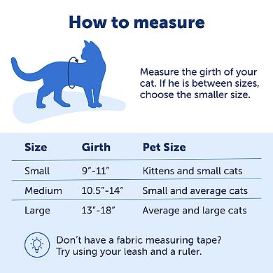 PetSafe® Come With Me Kitty Harness & Bungee Leash