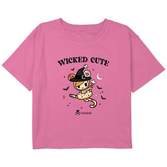 Girls 7-16 Tokidoki Wicked Cute Cropped Graphic Tee