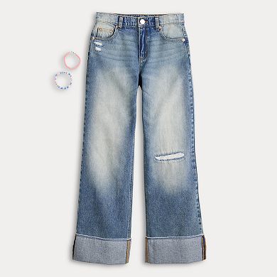 Girls 7-20 Limited Too Cuffed Wide Leg Pants