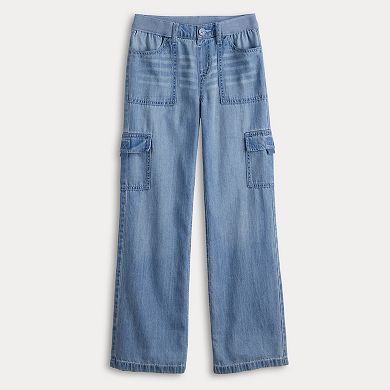 Girls 7-20 Limited Too Denim Cargo Pants