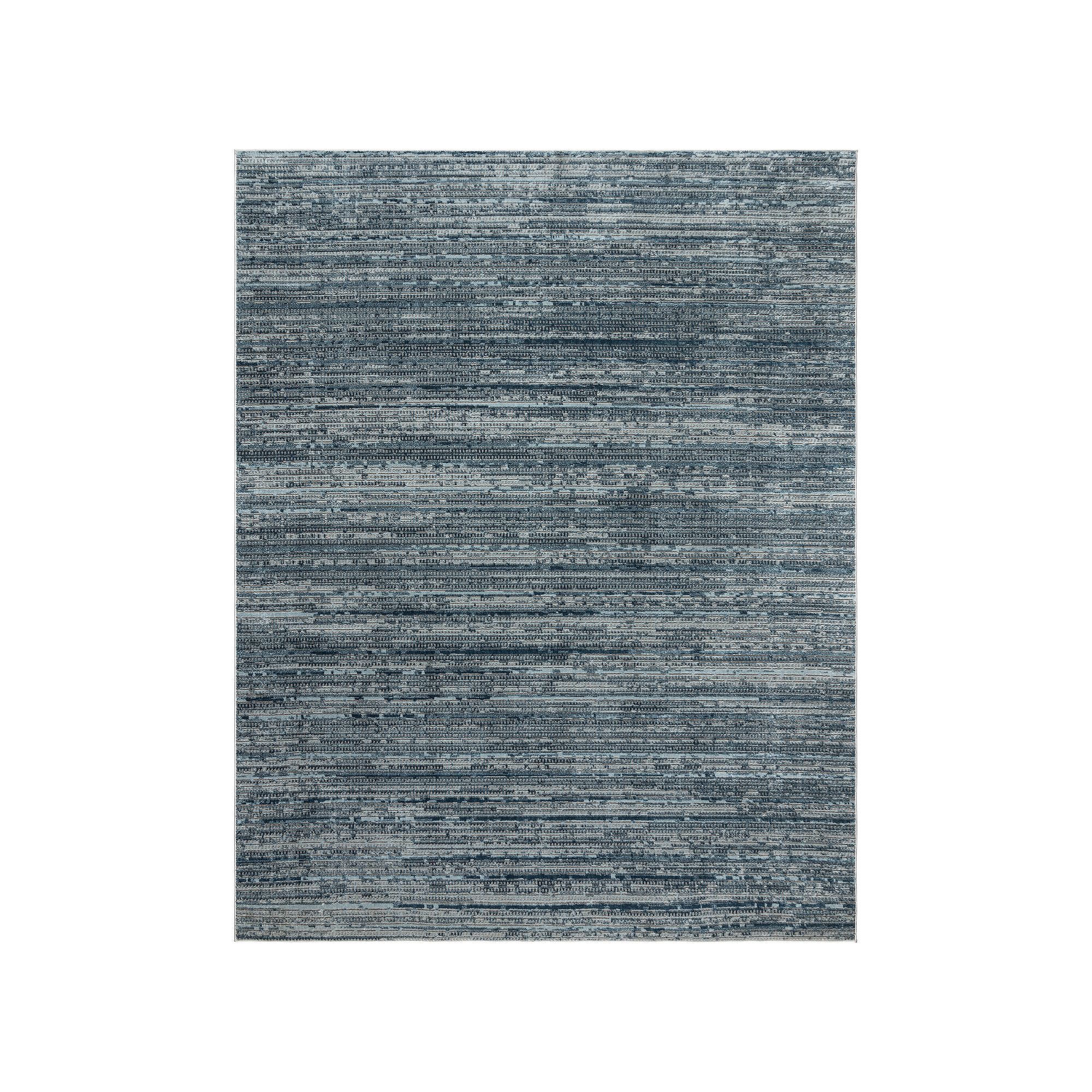 Gertmenian Missha Dario Linear Pattern Area Rug, Blue