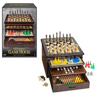 Merchant Ambassador Craftsman Deluxe Wooden Game House Set